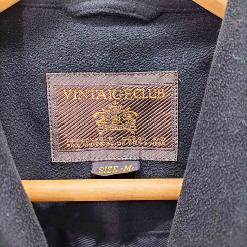 VINTAGECLUB スエード調フリース 比翼ジャケット メンズ JPN:M